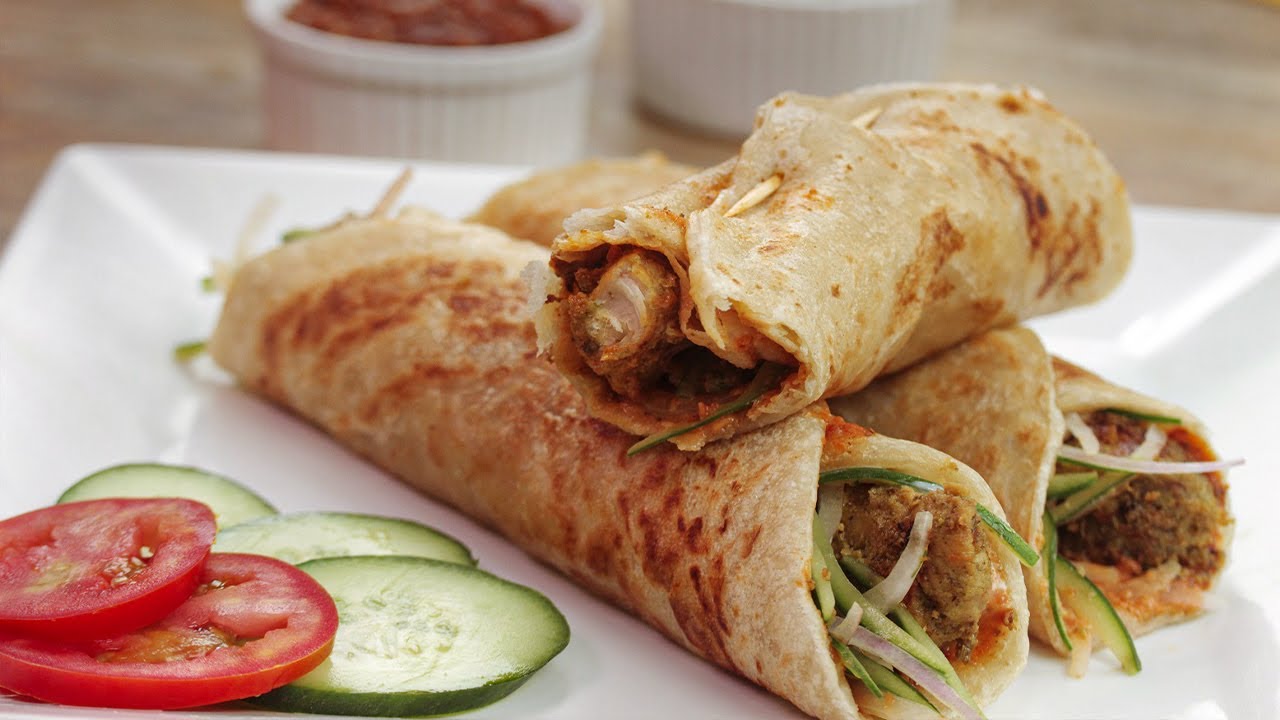 Chicken Malai Boti Roll